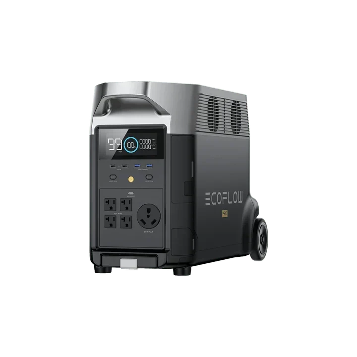 EcoFlow DELTA Pro + 400W Portable Solar Panel + Transfer Switch