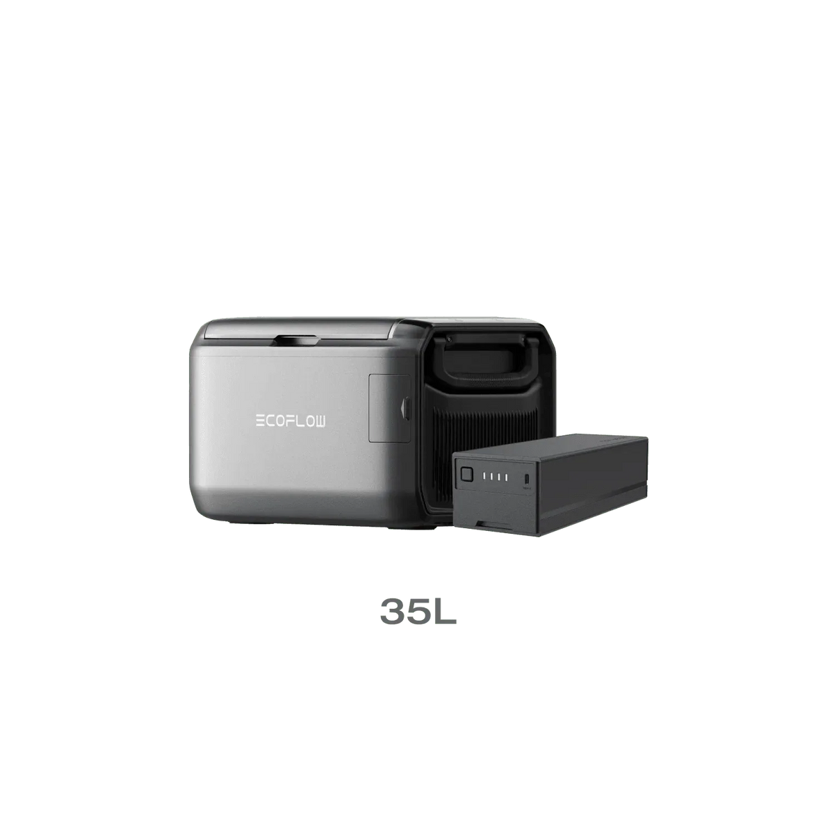 EcoFlow GLACIER 35L Classic Portable Fridge Freezer With Plug-in Battery