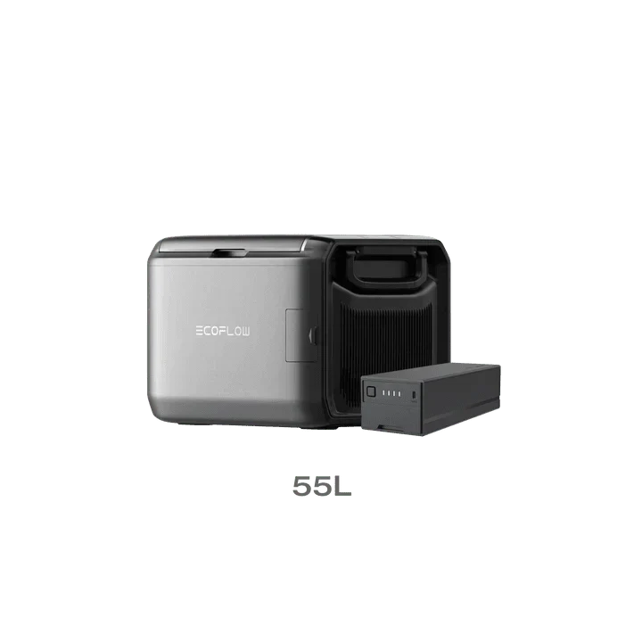 EcoFlow GLACIER 55L Classic Portable Fridge Freezer With Plug-in Battery