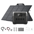 EcoFlow RIVER 2 Pro Solar Generator + 220W Bifacial Portable Solar Panel