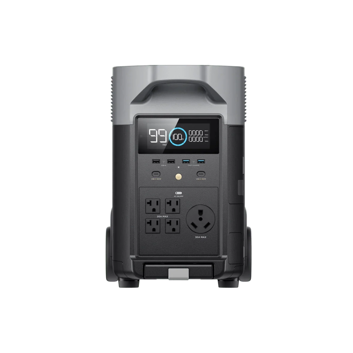 EcoFlow DELTA Pro With Extra Battery 7200Wh 3600W Solar Generator + 200W Rigid Monocrystalline Solar Panels Kit