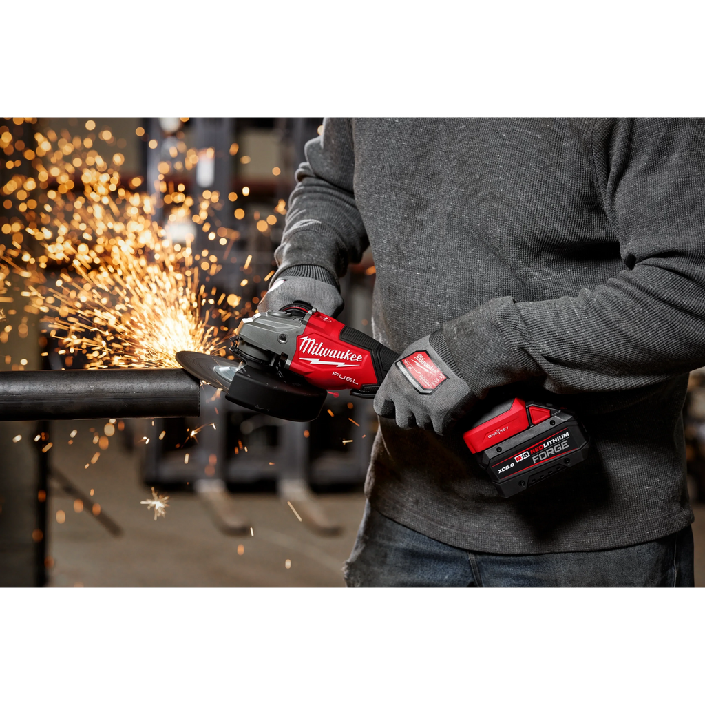 Milwaukee 3674-20 M18 FUEL™ 4-1/2"–7" Variable Speed Braking Grinder, Paddle Switch w/ ONE-KEY™