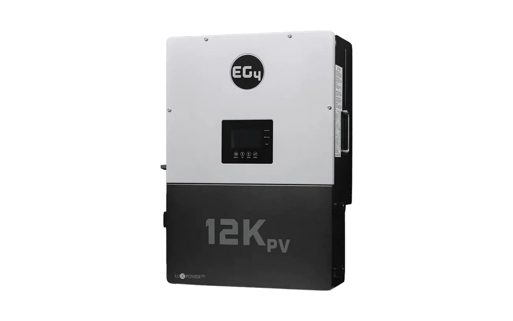EG4 48V PowerPro LiFePO4 Battery (14.3kWh-85.8kWh) + 12kPV 8000W 48V Split Phase Hybrid Inverter