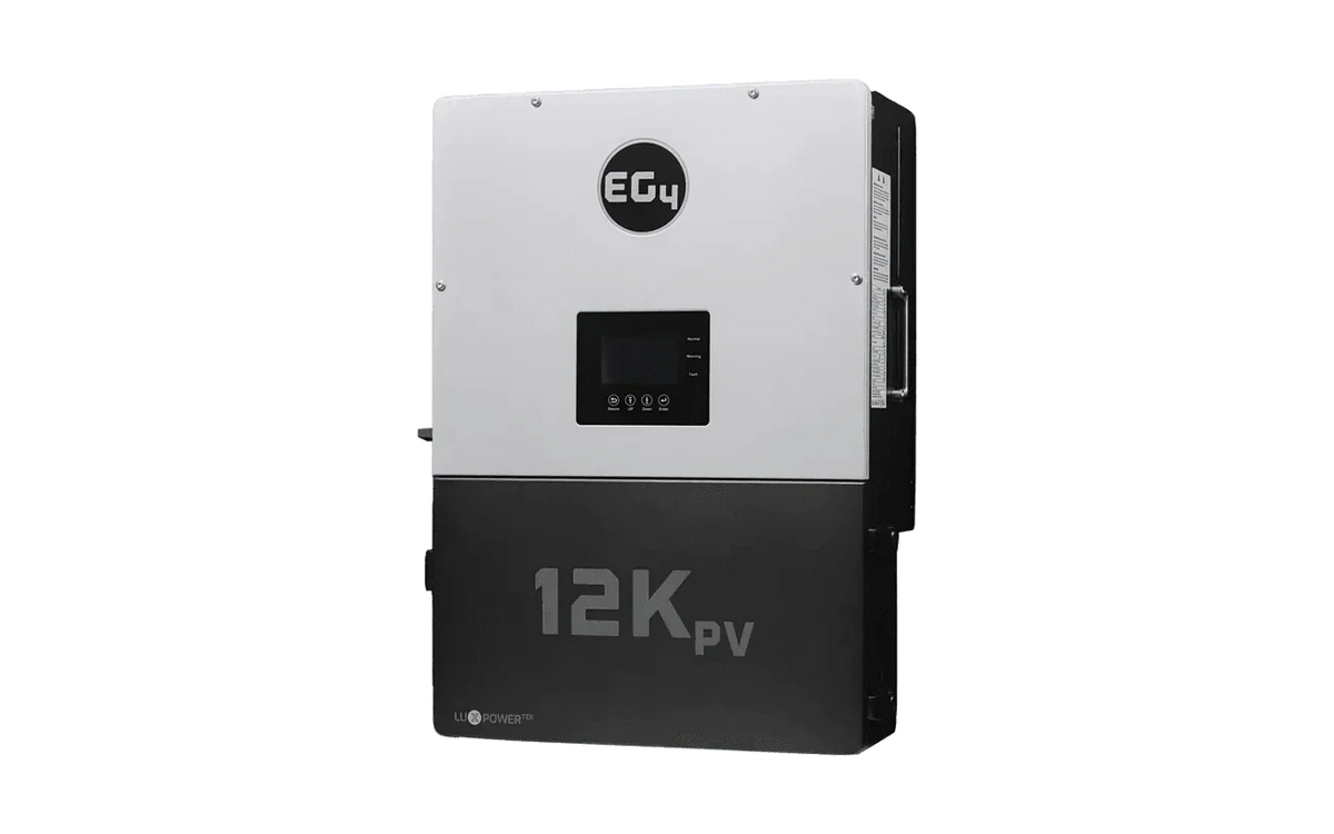 EG4 48V PowerPro LiFePO4 Battery (14.3kWh-85.8kWh) + 12kPV 8000W 48V Split Phase Hybrid Inverter