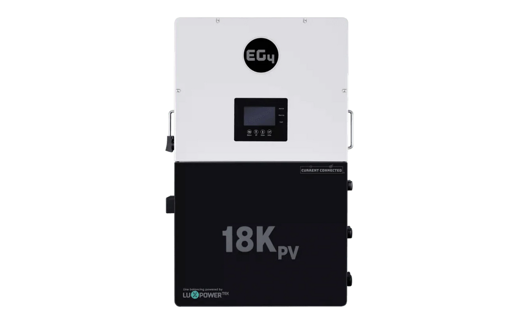 EG4 48V PowerPro LiFePO4 Battery (14.3kWh-85.8kWh) + 18kPV 12000W 48V Split Phase Hybrid Inverter