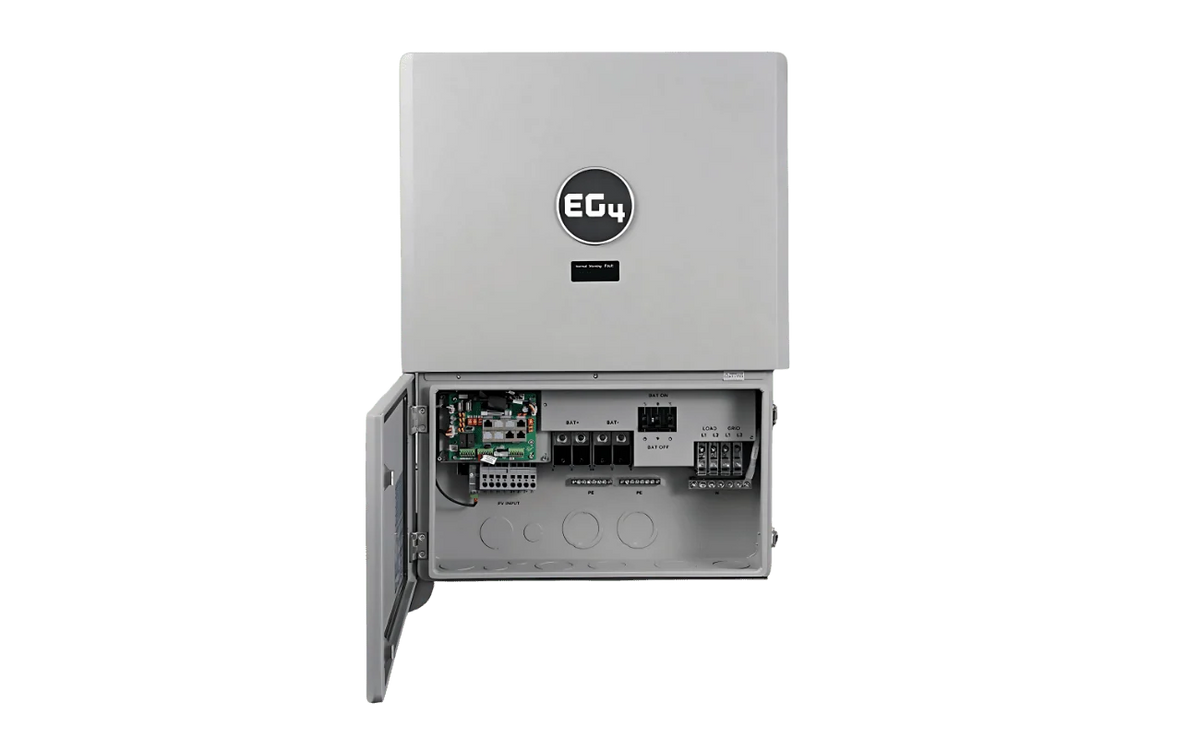 EG4 48V PowerPro LiFePO4 Battery (14.3kWh-85.8kWh) + FlexBoss18 13kW 48V Split Phase AC Hybrid Inverter