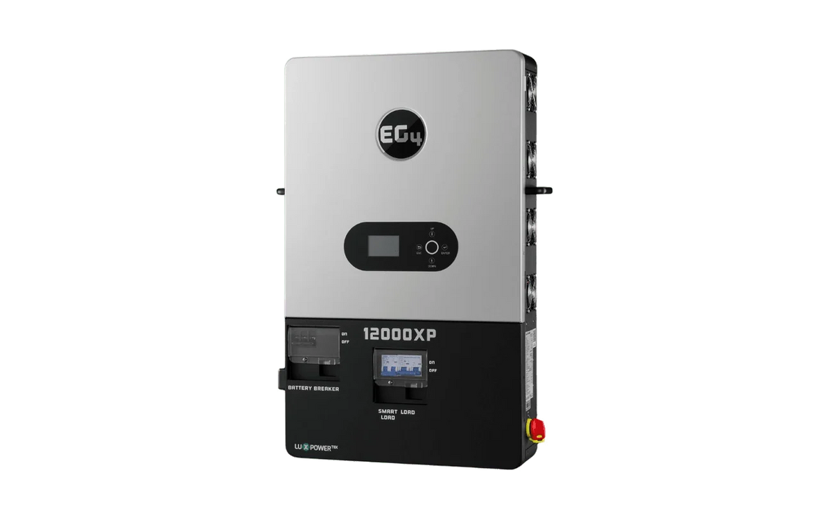 EG4 48V PowerPro LiFePO4 Battery (28.6kWh-43kWh) + 1200XP 12,000W 48V Split Phase Off-Grid Inverter
