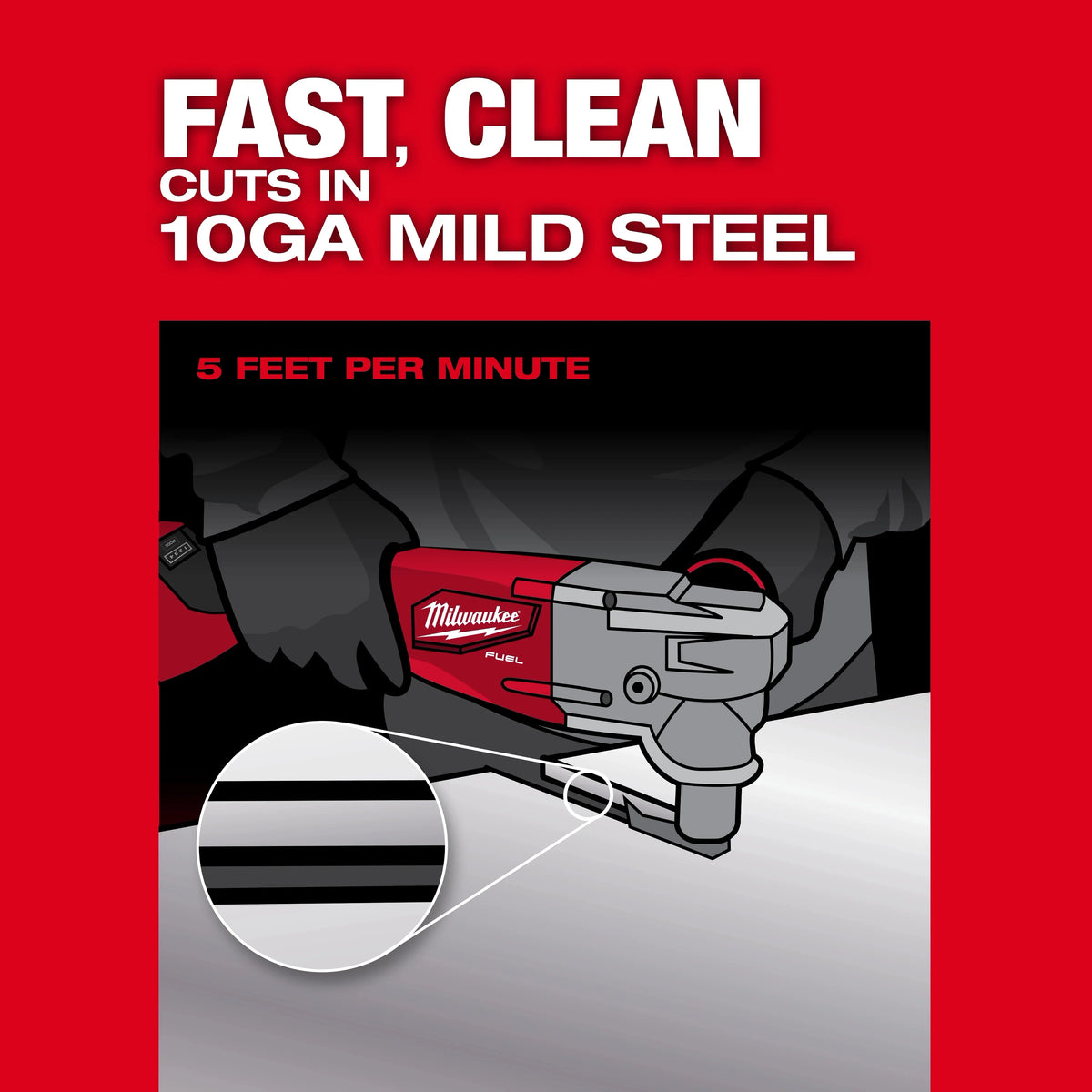 Milwaukee 3476-20 M18 FUEL™ 10 Gauge Nibbler Bare Tool