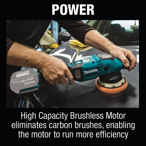Makita XOP02Z 18V LXT 5"/6" Dual Action Random Orbit Polisher