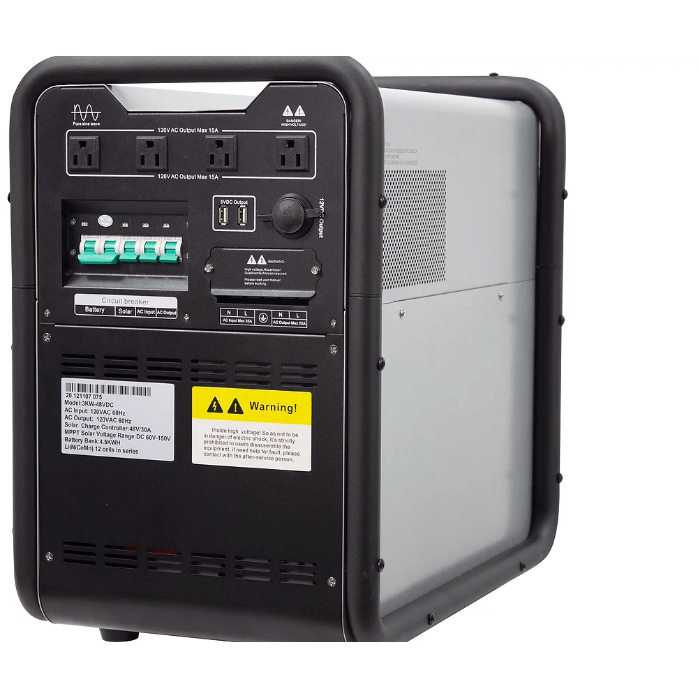 Hysolis MPS 4500wH / 3000W Solar Generator Lithium Battery Power Station
