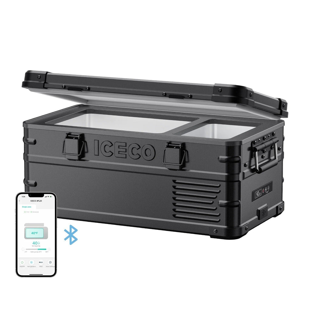 ICECO APL20 20 LT Light Duty Aluminum Black Freezer Single Zone