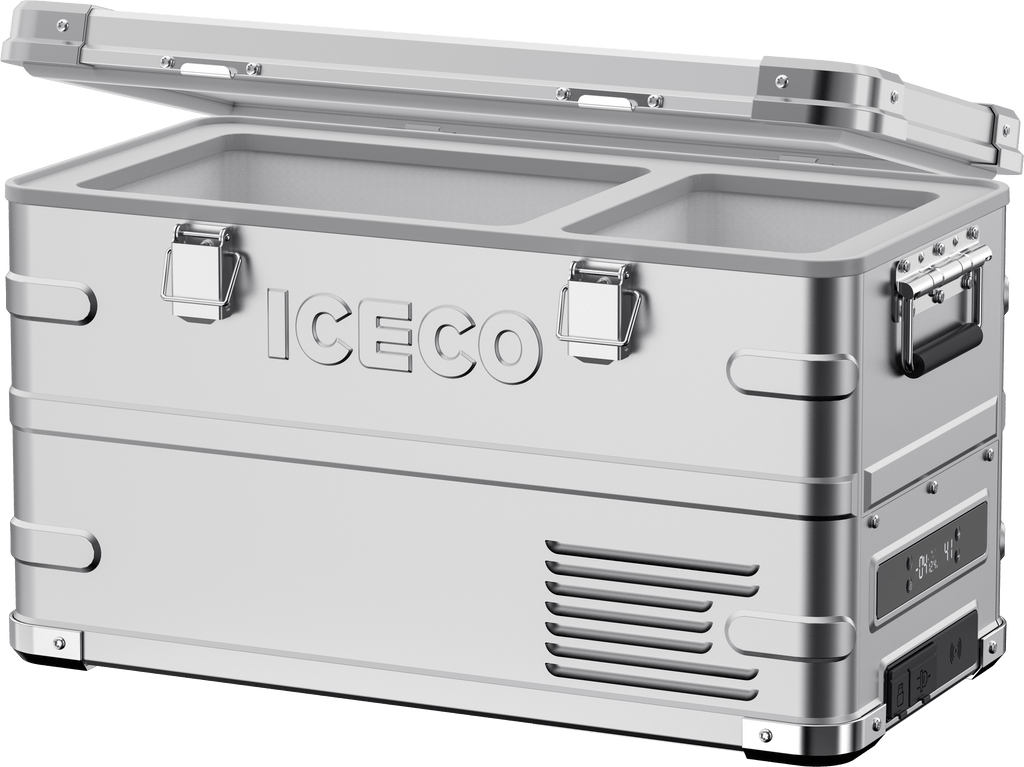 ICECO APL35 35L Ultralight Dual Zone Aluminum Fridge Refrigerator