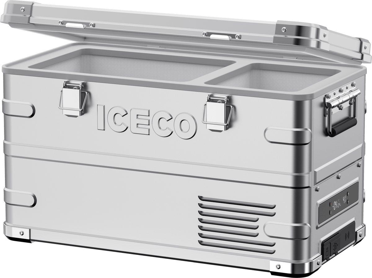 ICECO APL35 35L Ultralight Dual Zone Aluminum Fridge Refrigerator