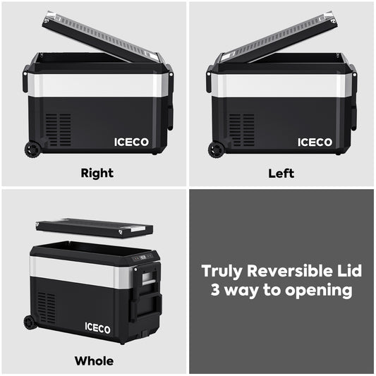ICECO JP40 Pro 39QT 37L Dual Zone Wheeled Portable Freezer