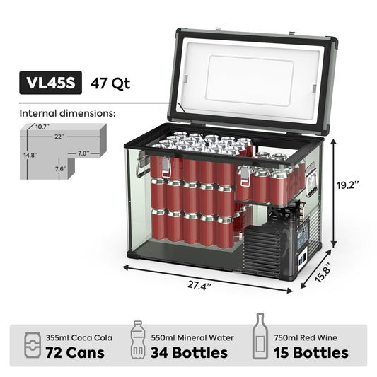 ICECO VL45 45 LT Portable Freezer Single Zone
