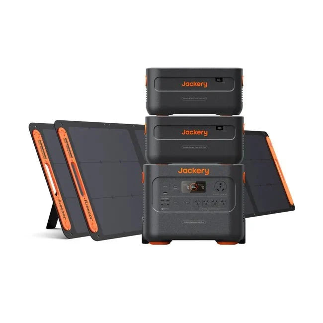 Jackery Explorer 2000 Plus Solar Generator Kit (6kWh) + 2 x SolarSaga 200W Portable Solar Panel