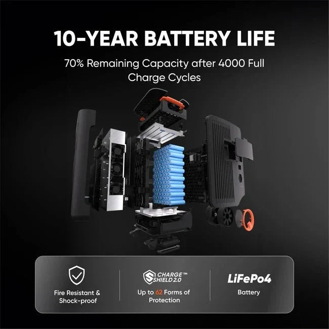 Jackery Explorer 5000 Plus Solar Generator + 2 x SolarSaga 500 X
