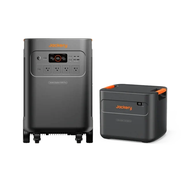 Jackery Explorer 5000 Plus Solar Generator + Battery Pack 5000 Plus