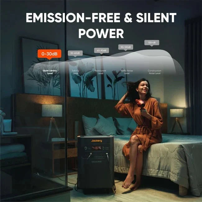 Jackery Explorer 5000 Plus Solar Generator + Battery Pack 5000 Plus