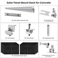 Natures Generator 10 x 410 Watt Monocrystalline Solar Panel With Solar Panel Mount Rack