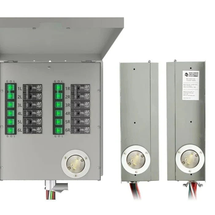 Natures Generator 12-Circuit 120/240V 30A Non-Automatic Power Transfer Switch