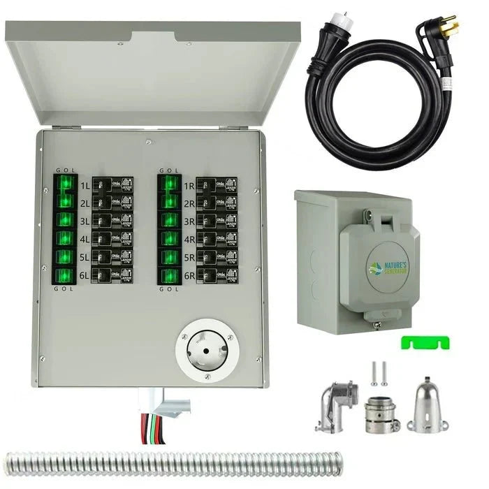 Natures Generator 12-Circuit 120/240V 50A Non-Automatic Power Transfer Switch