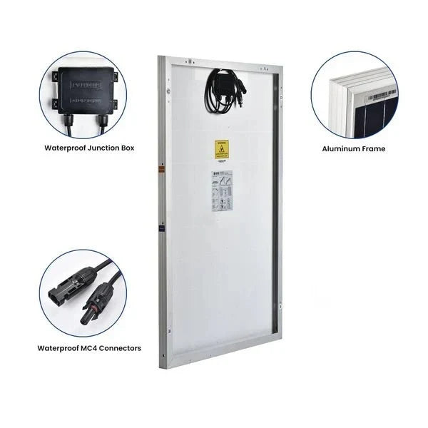 Natures Generator 2 x 100W Monocrystalline Power Panel