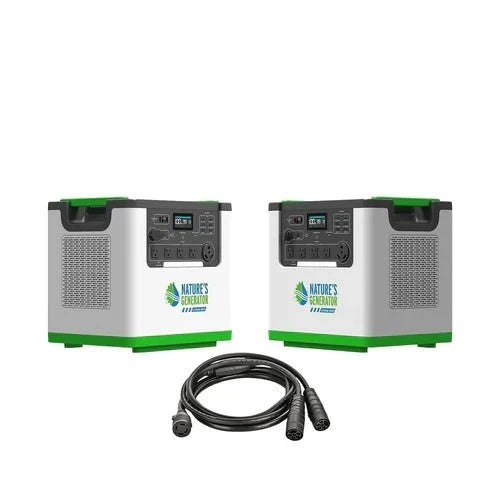 Natures Generator 2 x Lithium 3600 With Combiner (7200W/6144Wh)