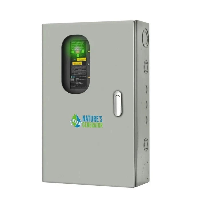 Natures Generator 30A Automatic Generator Transfer Switch + Semi Flush Mount