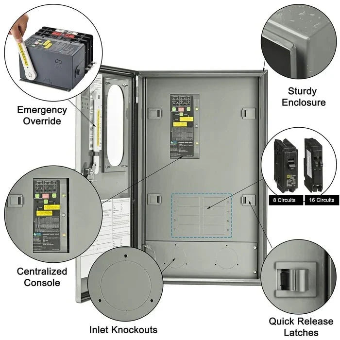 Natures Generator 30A Automatic Generator Transfer Switch