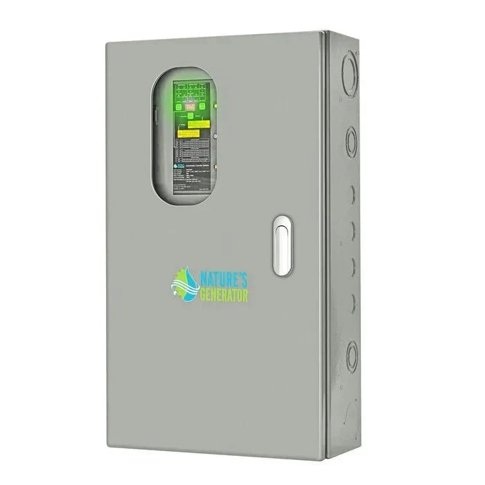 Natures Generator 50A Automatic Generator Transfer Switch + Semi Flush Mount
