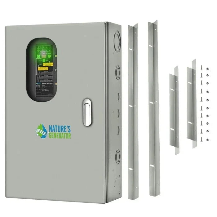 Natures Generator 50A Automatic Generator Transfer Switch + Semi Flush Mount