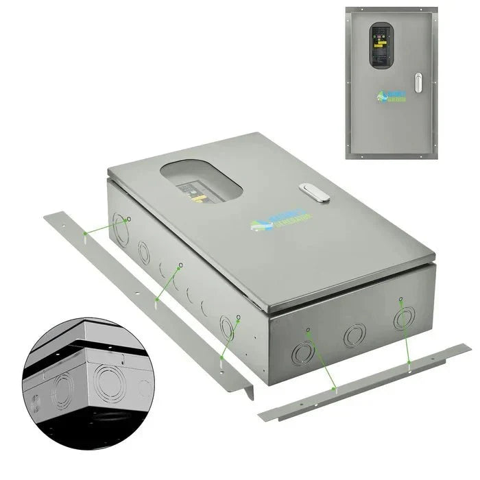 Natures Generator 50A Automatic Generator Transfer Switch + Semi Flush Mount