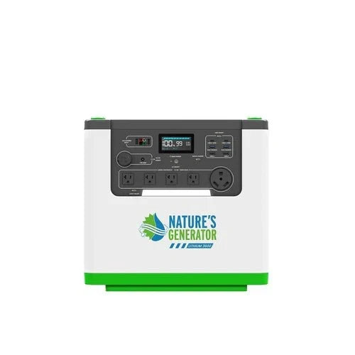 Natures Generator Lithium 3600 Power Station (3600W/3072Wh)