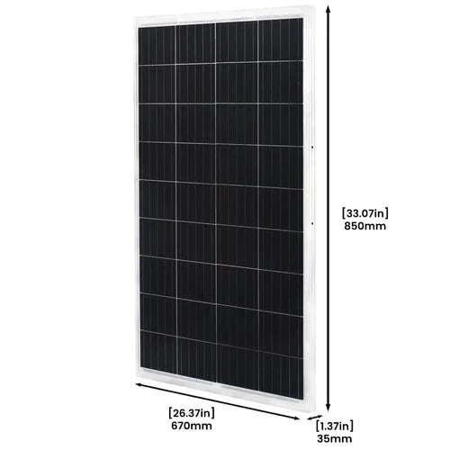 Natures Generator Lithium 3600 Solar Generator With 2 x 100W Monocrystalline Solar Panel