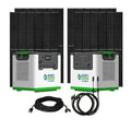 Natures Generator Lithium 3600 Solar Generator With Power Pod + 4 x 410W Monocrystalline Solar Panel