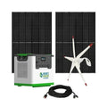 Natures Generator Lithium 3600 With 2 x 410W Monocrystalline Solar Panel + Wind Turbine