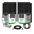 Natures Generator Lithium 3600 With Power Pod + 4 x 410W Monocrystalline Solar Panel + Transfer Switch
