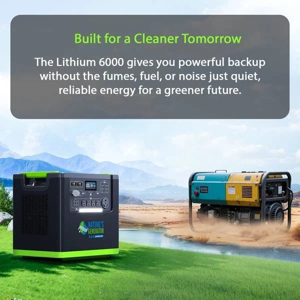 Natures Generator Lithium 6000 Power Station