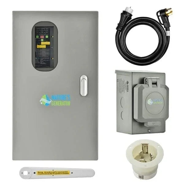 Natures Generator Lithium 6000 Solar Generator With Transfer Switch