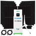 Natures Generator MyGrid 10K + 8 x 410W Rigid Solar Panel + 350W Wind Turbine