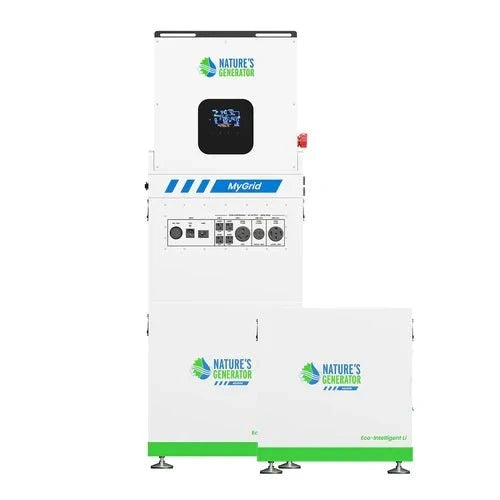 Natures Generator MyGrid 10K Whole Home Generator With Solar Battery