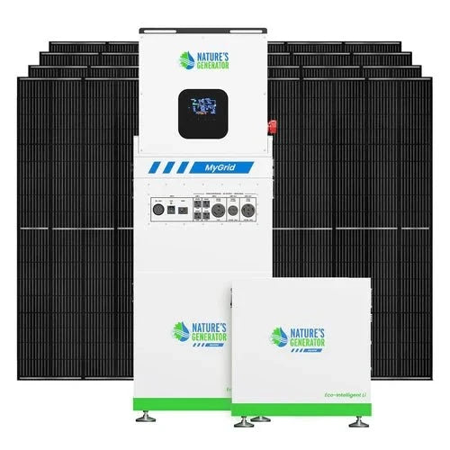 Natures Generator MyGrid 10K With Solar Battery + 8 x 410W Rigid Solar Panel