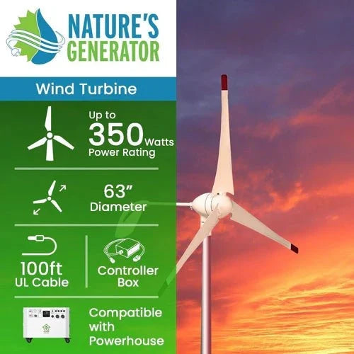 Natures Generator Powerhouse Wind Turbine