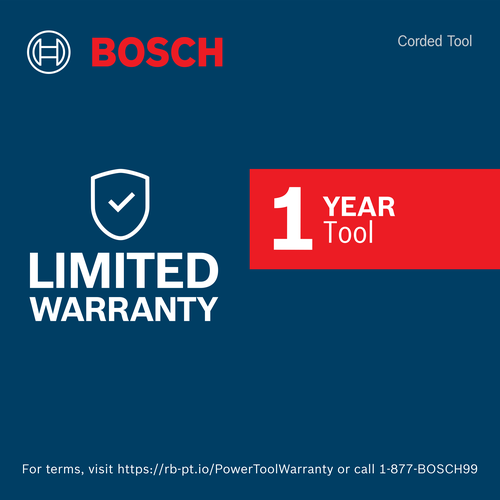 Bosch GWS25-180JR 7 In. Large Angle Grinder – 15 Amp w/ Lock-On Trigger Switch and Rotatable Main Handle