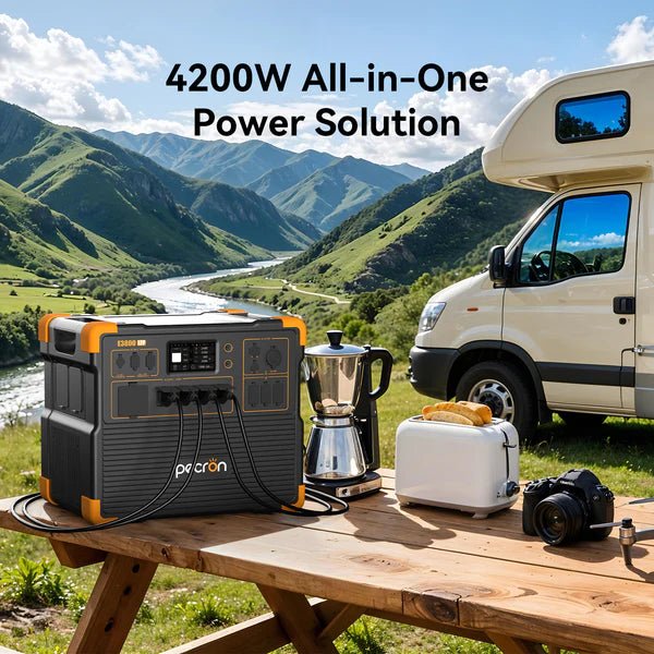 Pecron E3800LFP 4200W 3840Wh Portable Power Station