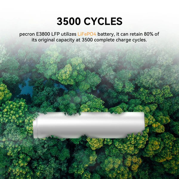 Pecron E3800LFP 4200W 3840Wh Portable Power Station