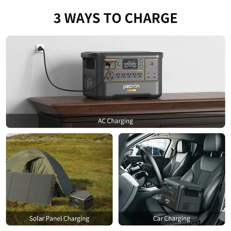 Pecron F3000LFP 3600W 3072Wh Portable Power Station