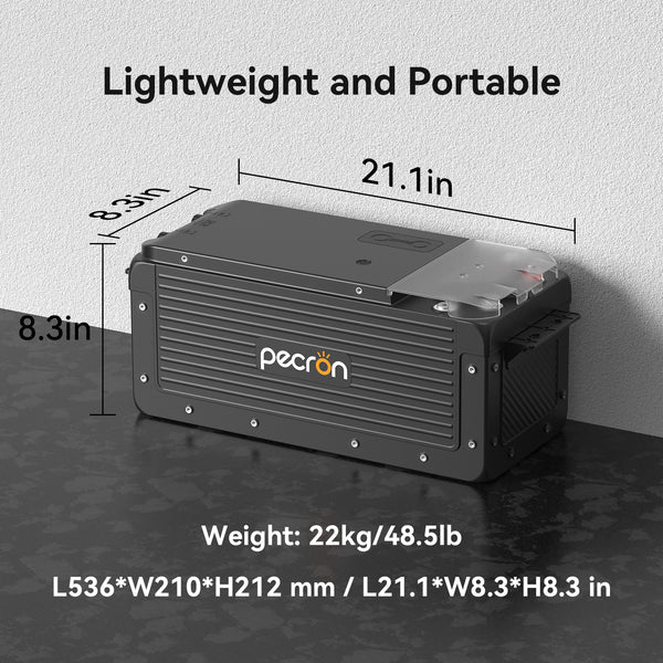 Pecron WB12200 Lithium 12V 200Ah Deep Cycle LiFePO4 Battery