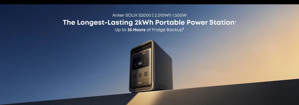Anker Solix S2000 2010Wh Lightweight Portable Home Backup Power Station